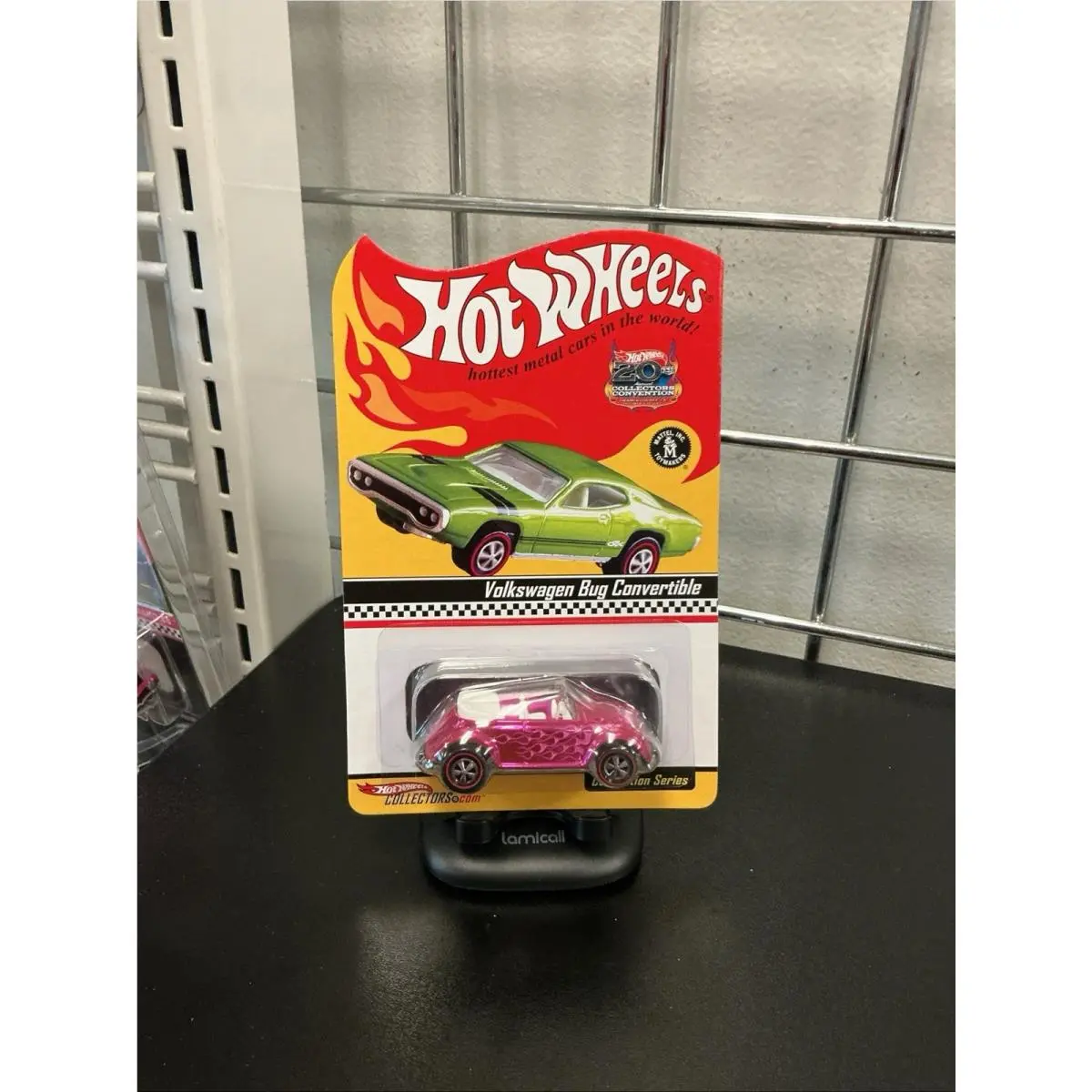 Hot Wheels 20th Convention Volkswagen Bug Convertible Pink 6960/10000