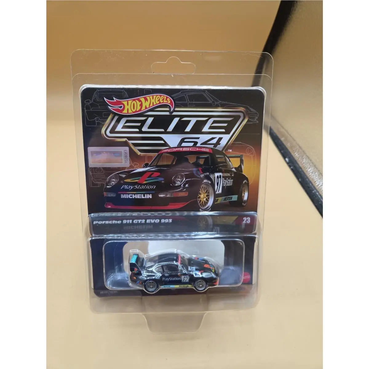 Hot Wheels Elite 64 Porsche 911 GT2 Evo 993 Playstation 23 Hwc ps2 ps3