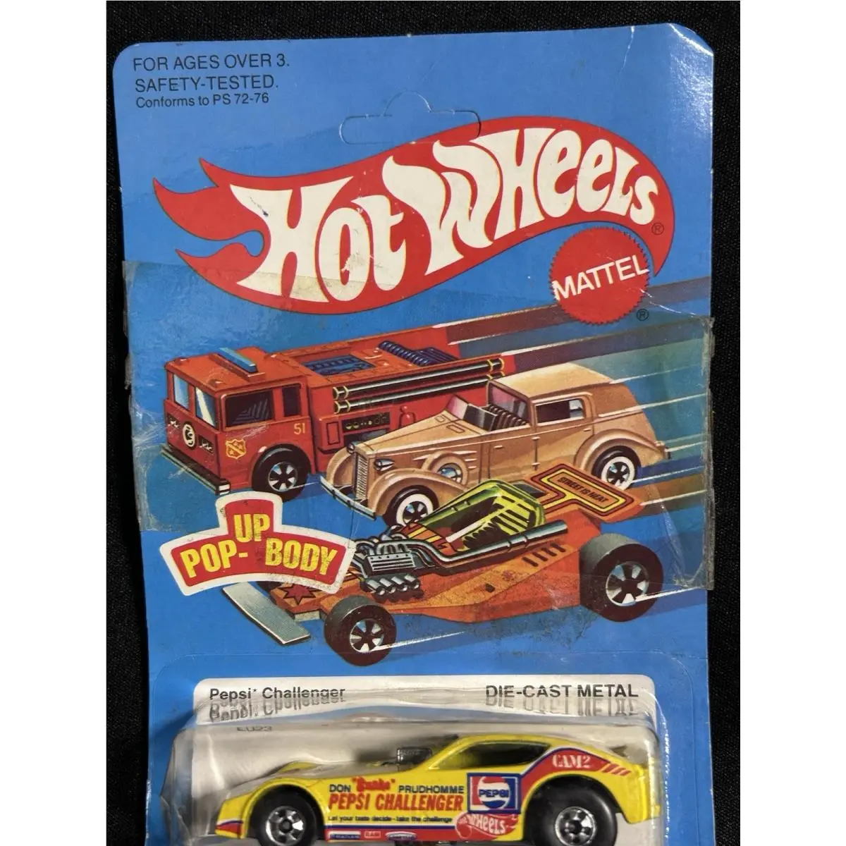1982 Hot Wheels Pepsi Challenger No. 2023 Vintage - Die Cast