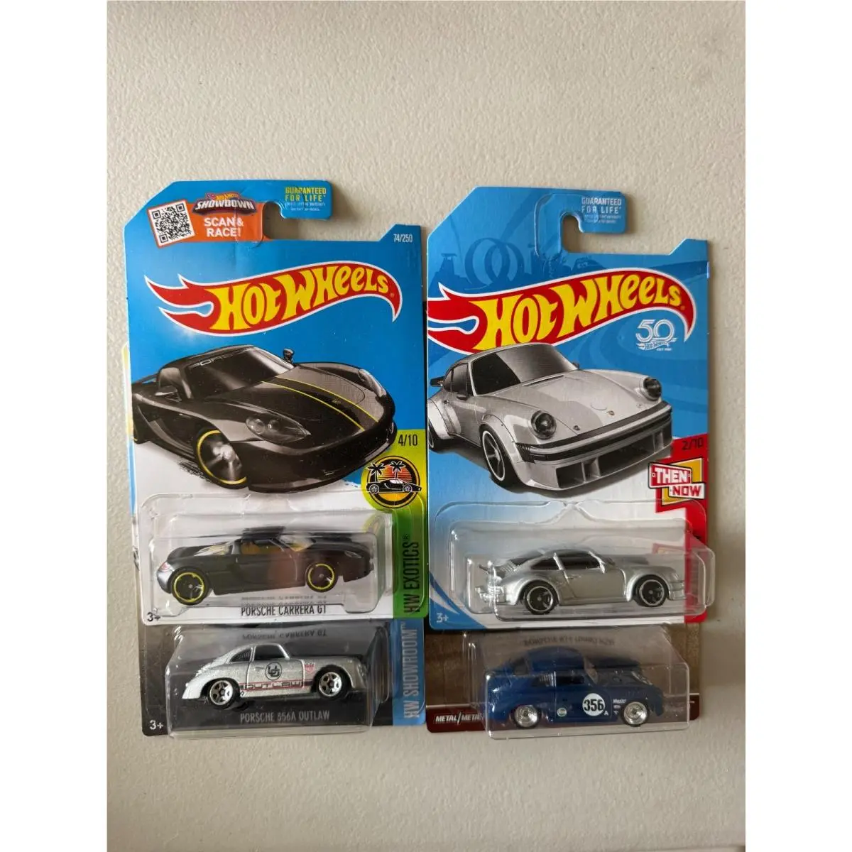 Hot Wheels Aircooled/target/kmart Porsche Carrera GT/934 Turbo/356A Outlaw BB2