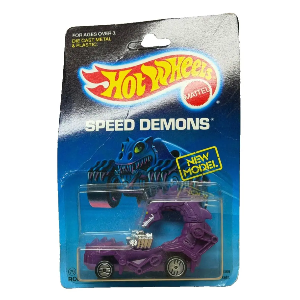 Vtg 1986 Mattel Rodzilla Speed Demons Hot Wheels 4389 Moc