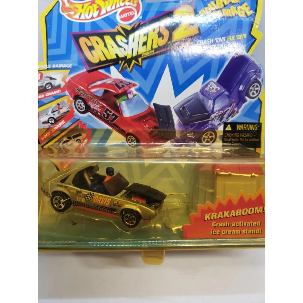 Hot Wheels Crashers 2 Crash Smash - 1999 - in Package
