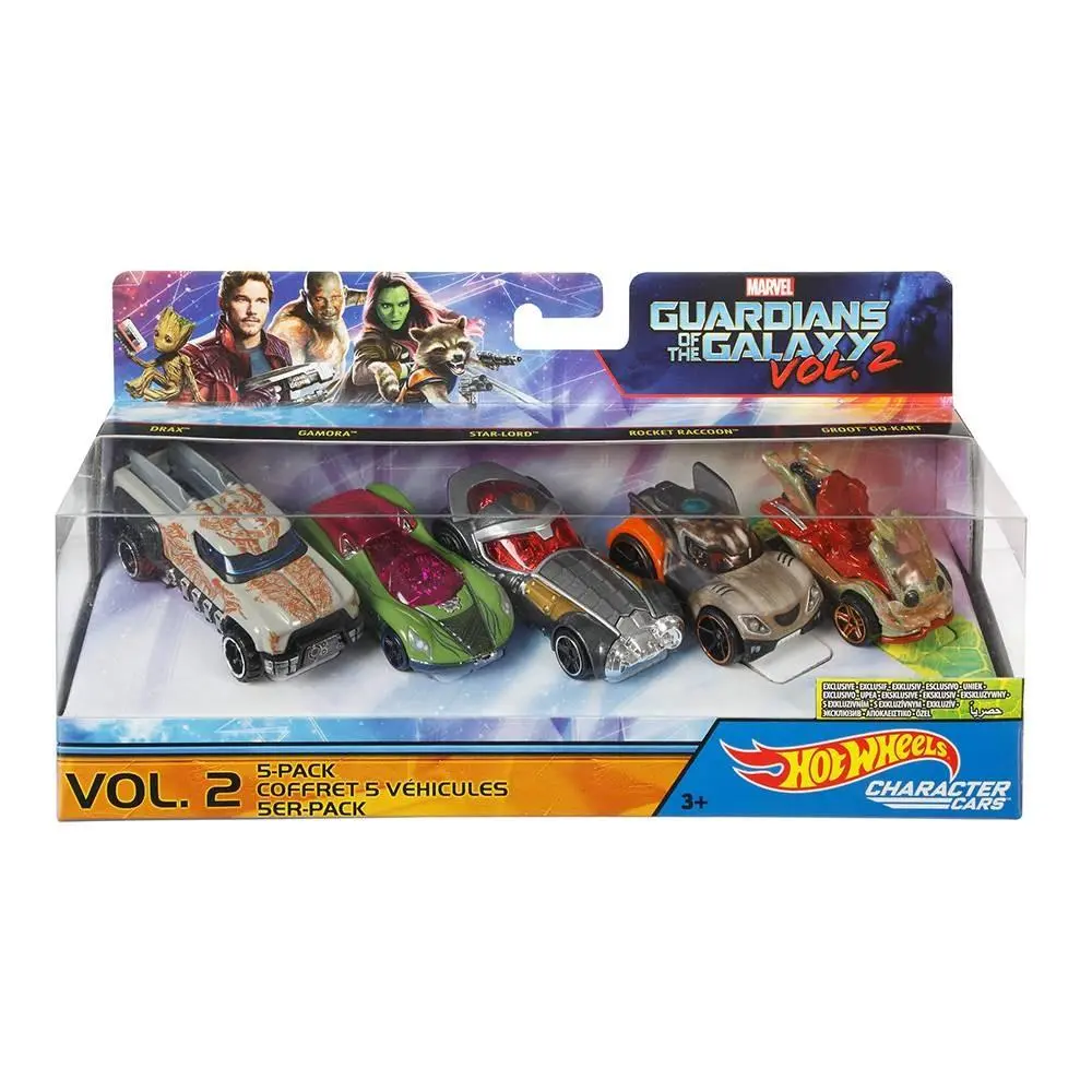 Hot Wheels DXM19 Guardians of The Galaxy 5-Car Pack