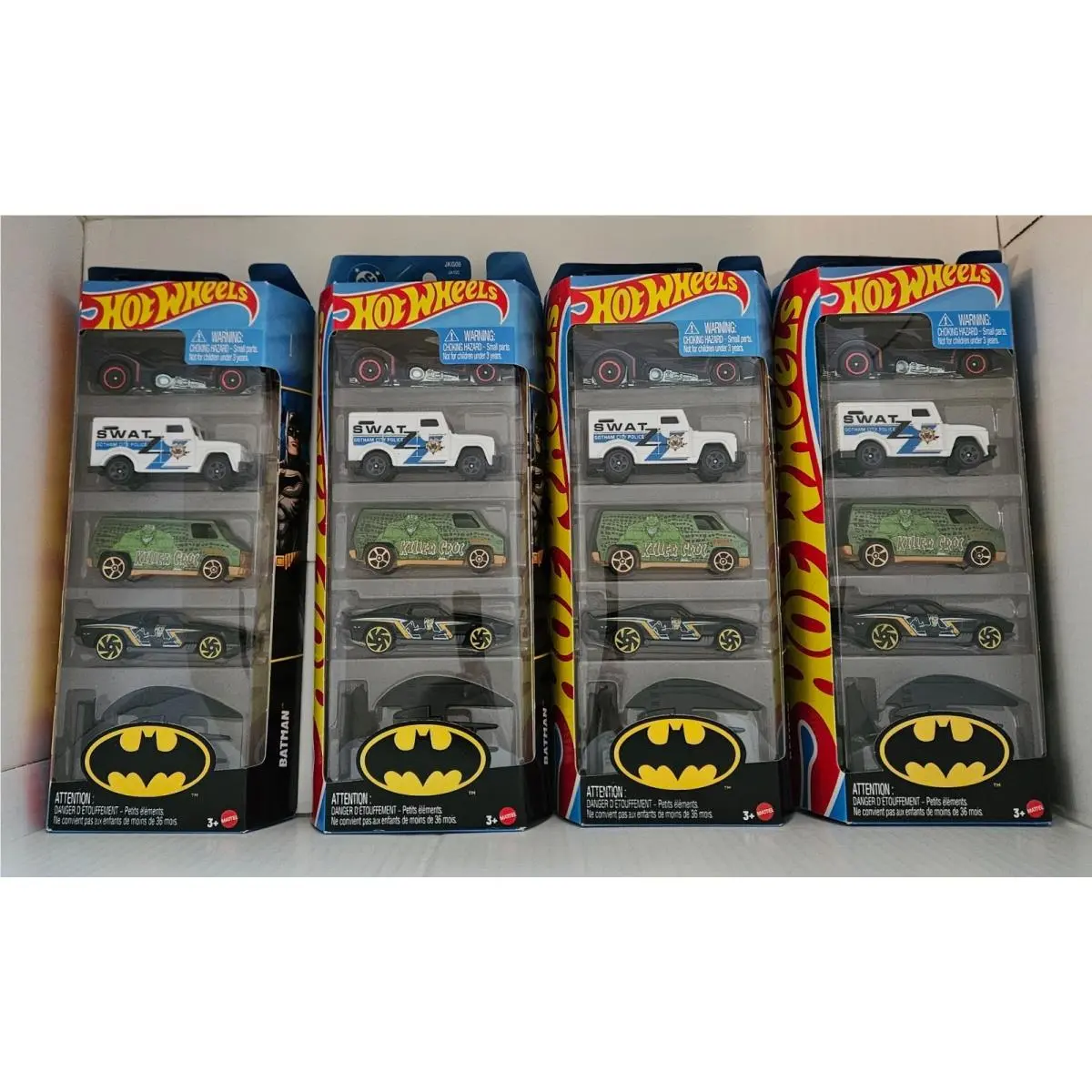 Hot Wheels Batman sets/4 of 5 Each