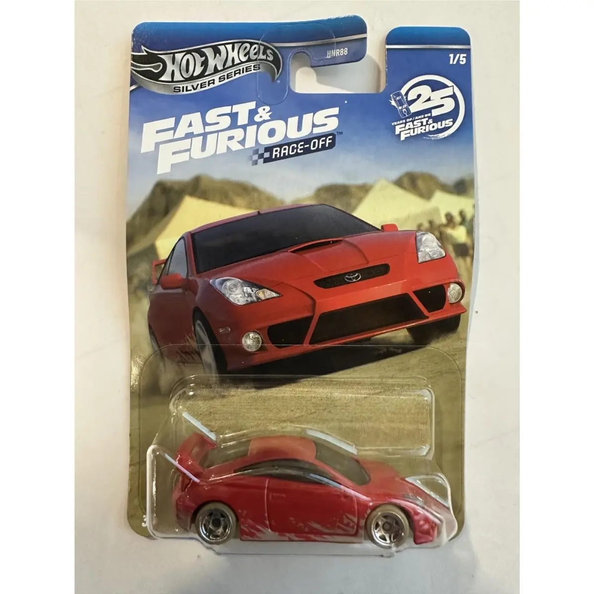 2026 Hot Wheels Silver Series Fast Furious 25th Anniversary Race Off 5 Car Set