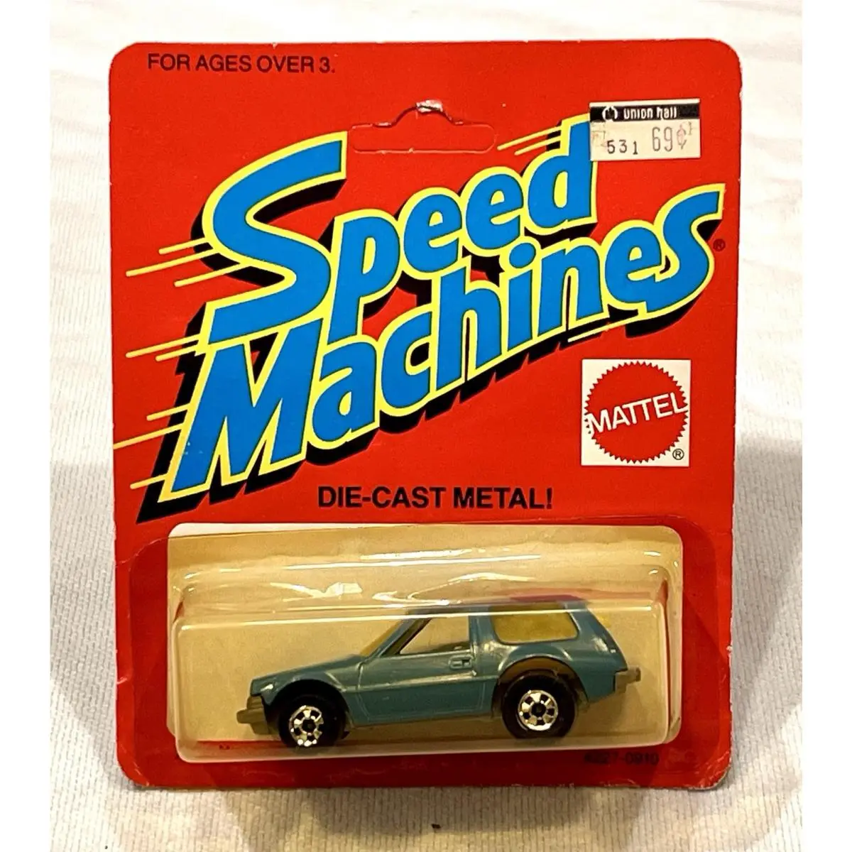 1983 Mattel Hot Wheels Speed Machines Packin` Pacer Light Blue Amc Moc