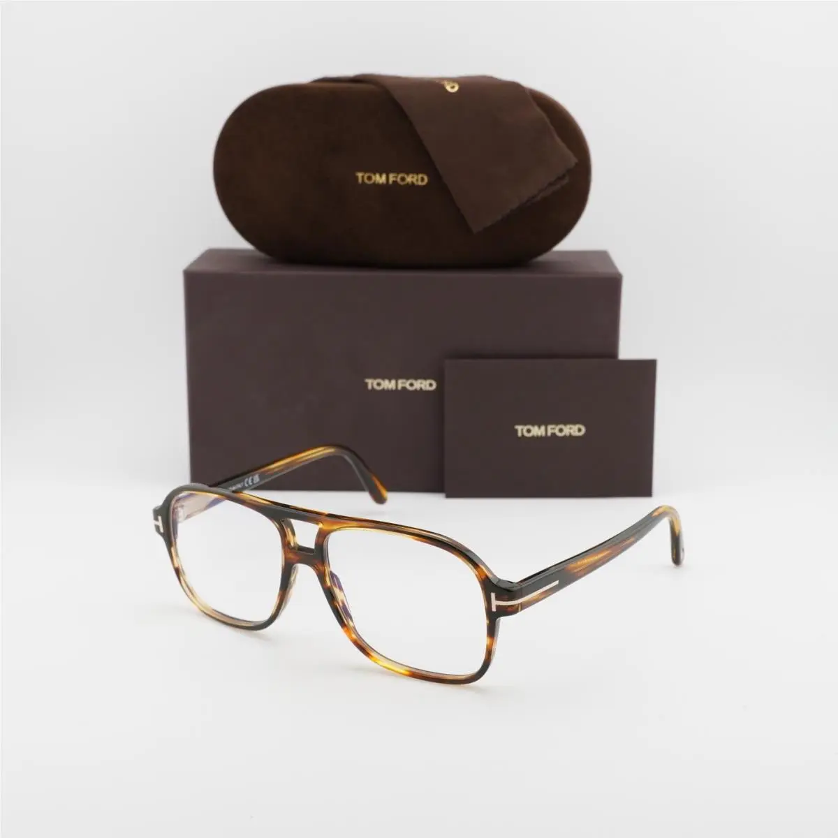 Tom Ford FT6058-B 055 Coloured Havana 58mm Eyeglasses