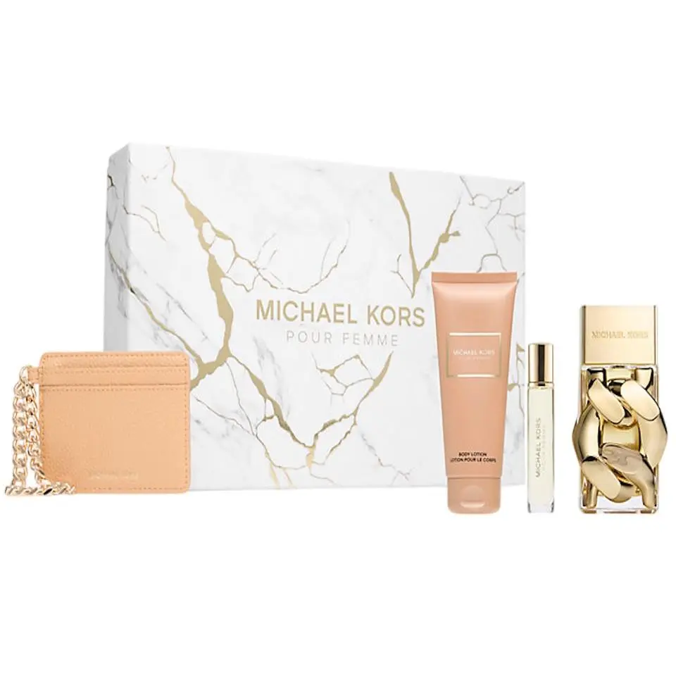 Michael Kors Pour Femme Gift Set 100 ml Edp + BL + 10 ml + Card Holder