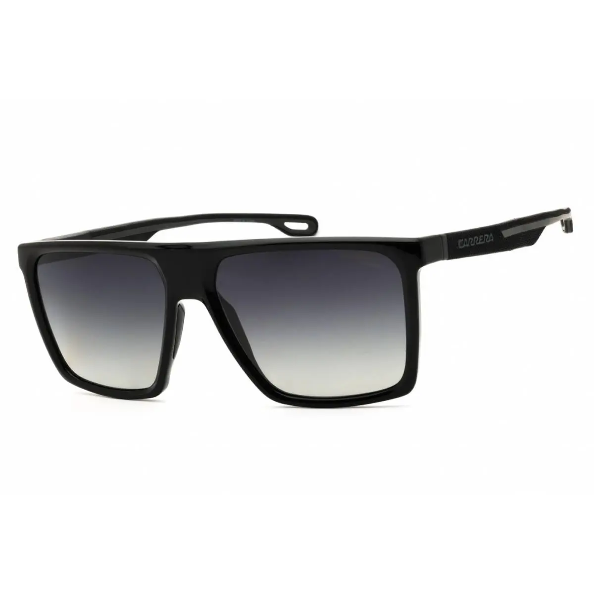 Carrera Men`s Sunglasses Black Sport Wraparound Full Rim Frame 4019/S 0807 WJ - Frame: Black, Lens: Grey