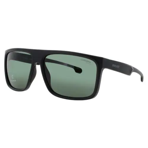 Carrera CARDUC-011/S-003/UC Sunglasses 61mm - Frame: MATTE BLACK, Lens: GREEN TINT