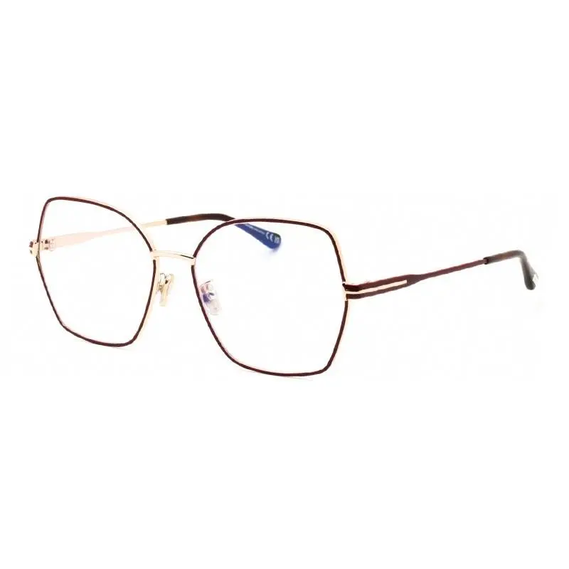 Tom Ford FT5876-B 028 Shiny Rose Gold 56MM Eyeglasses 56-16-140