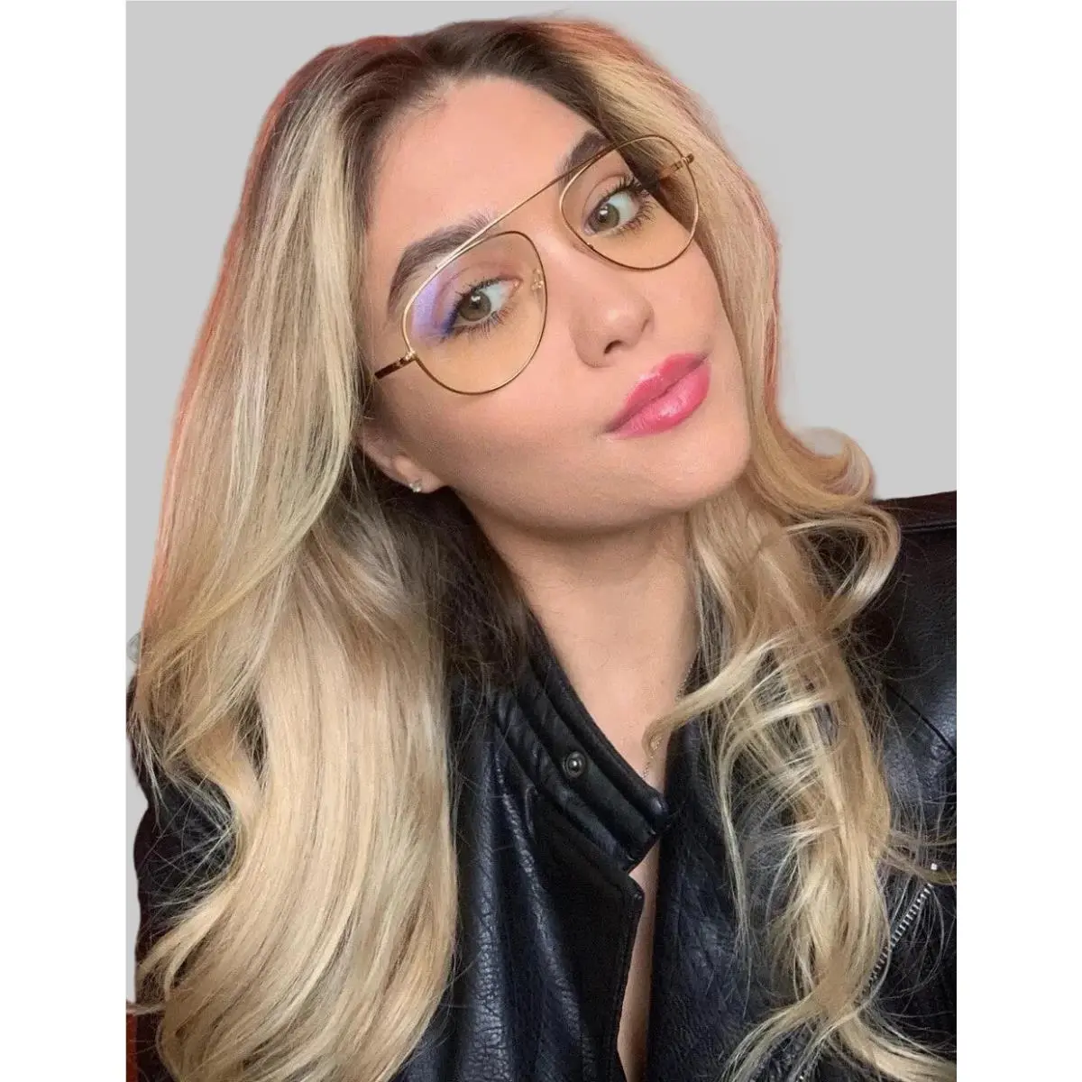 Tom Ford Women’s Eyeglasses Frame Italy Gold Oversized 57mm 57-15-145