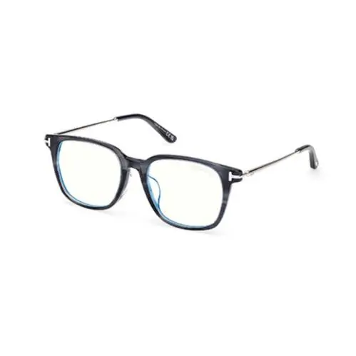 Tom Ford FT6106 D B 056 Coloured Havana Square Men`s Eyeglasses