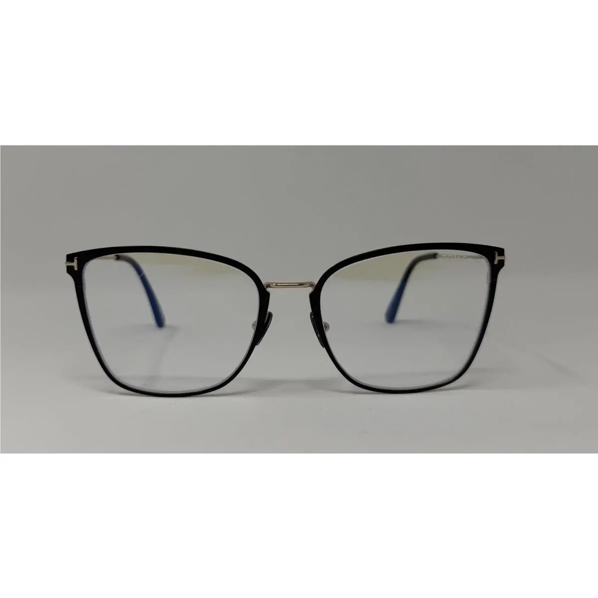 Tom Ford TF5839-B Black Soft Butterfly Blue-block Eyeglasses. Size 56-18-140