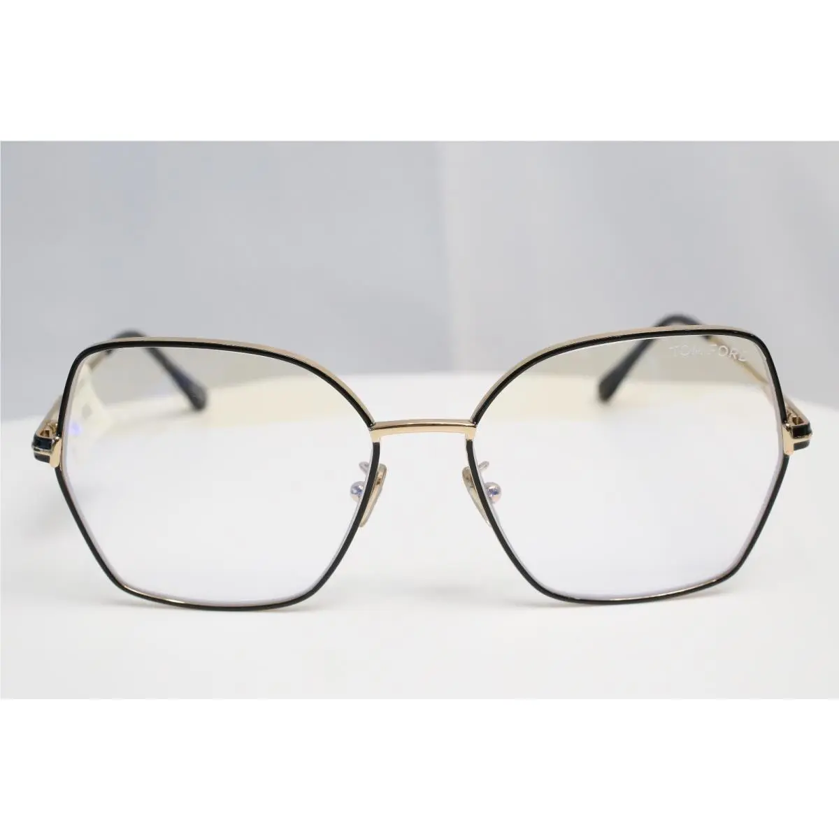 Tom Ford TF5876-B 032 Gold Tone Trim Eyeglasses Frame 56-16-140