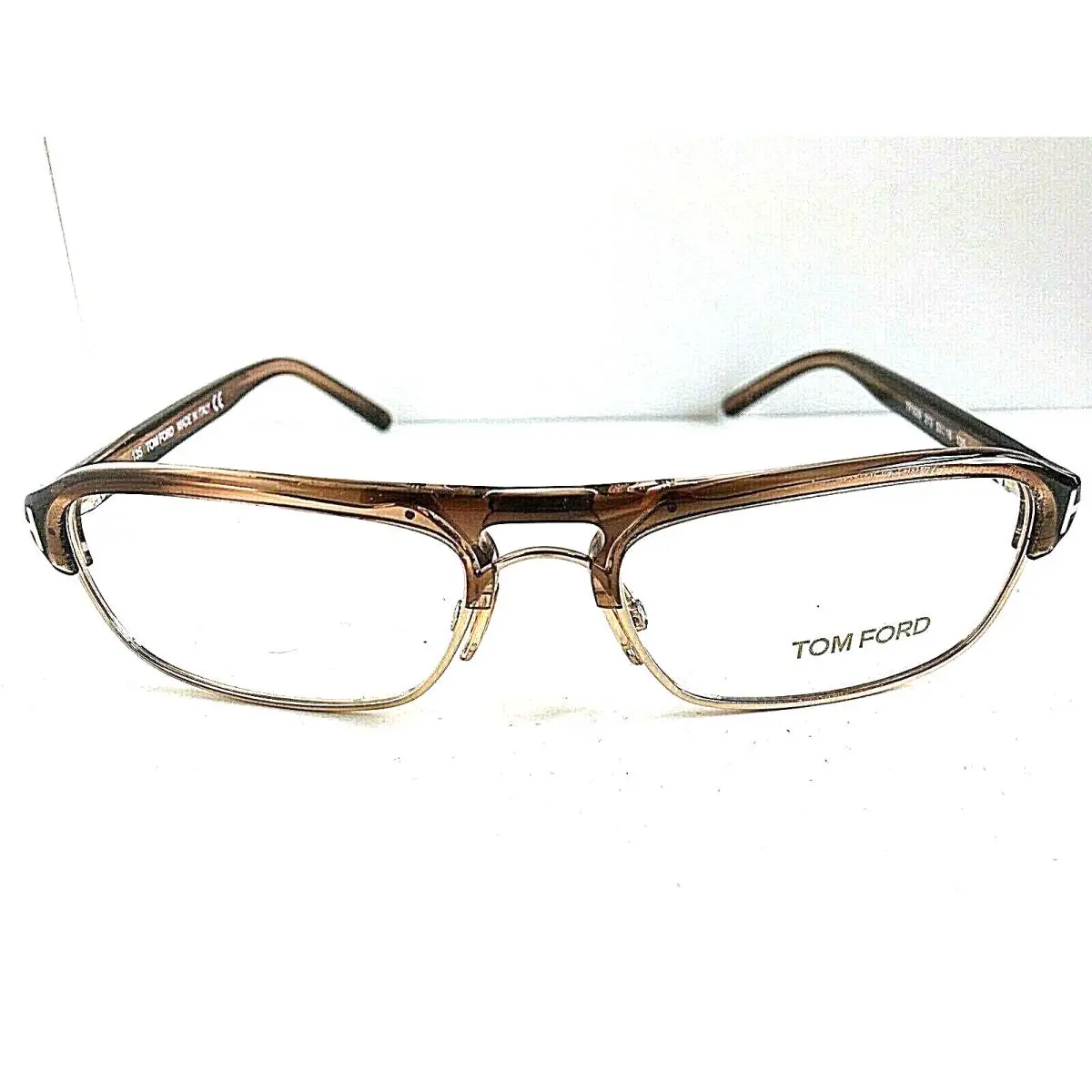 Tom Ford Women`s Eyeglasses Frame Gold 53mm Rx-able Unique Look