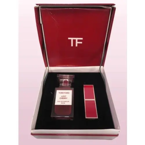 Tom Ford Private Blend Lost Cherry Parfum Lipstick Set Limited Edition Boxed