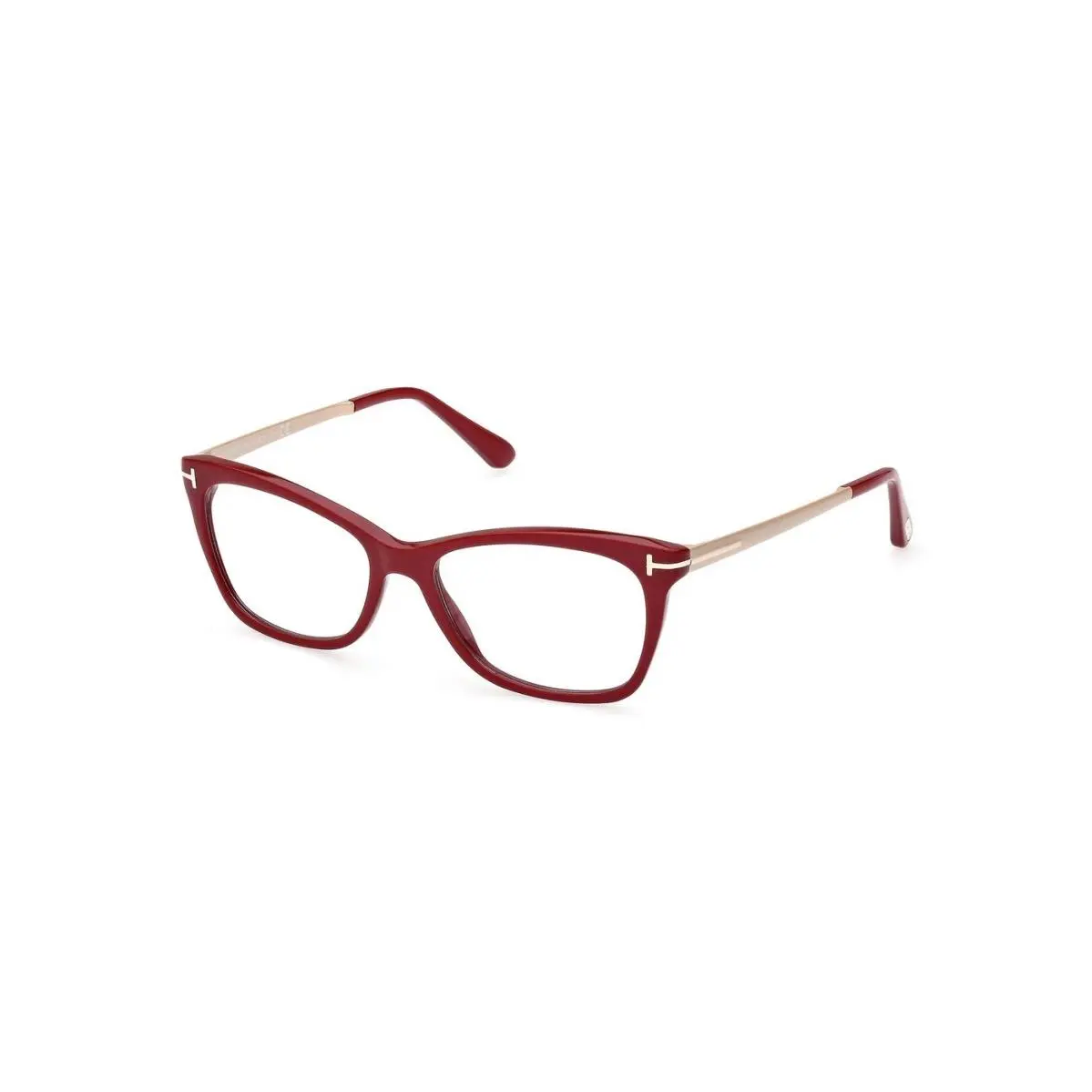 Tom Ford FT5353 069 Shiny Bordeaux 54MM Eyeglasses 54-15-140
