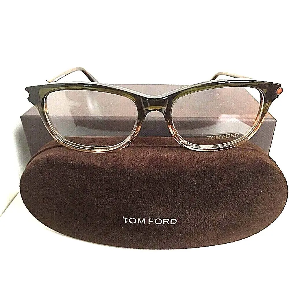 Tom Ford TF 5237 098 Brown 52mm Italy Rx Women`s Eyeglasses Frame