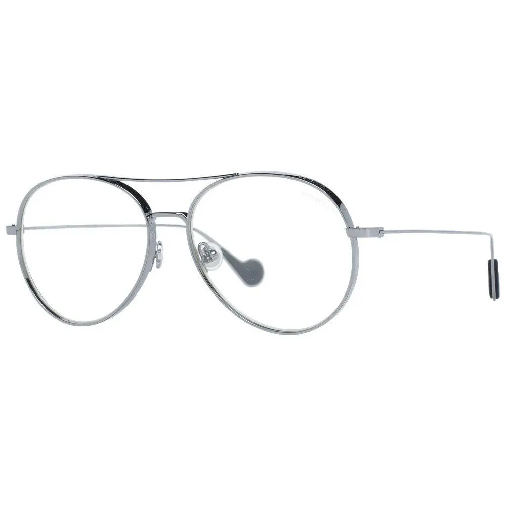 Moncler Gray Metal Glasses Frames