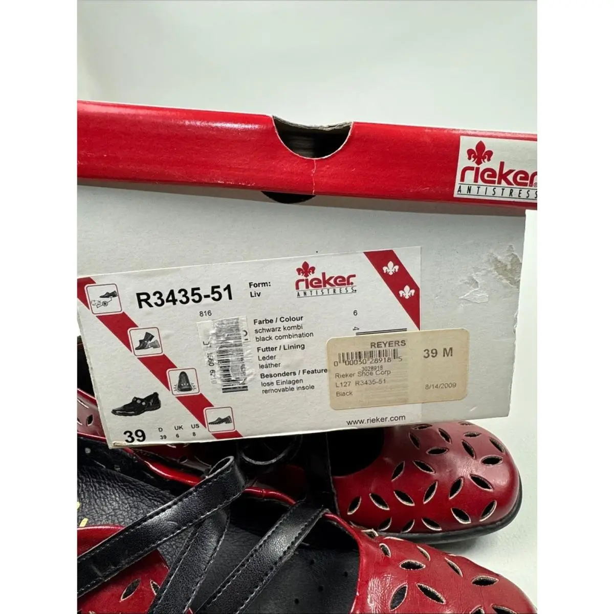 Rieker shoes - Red 11