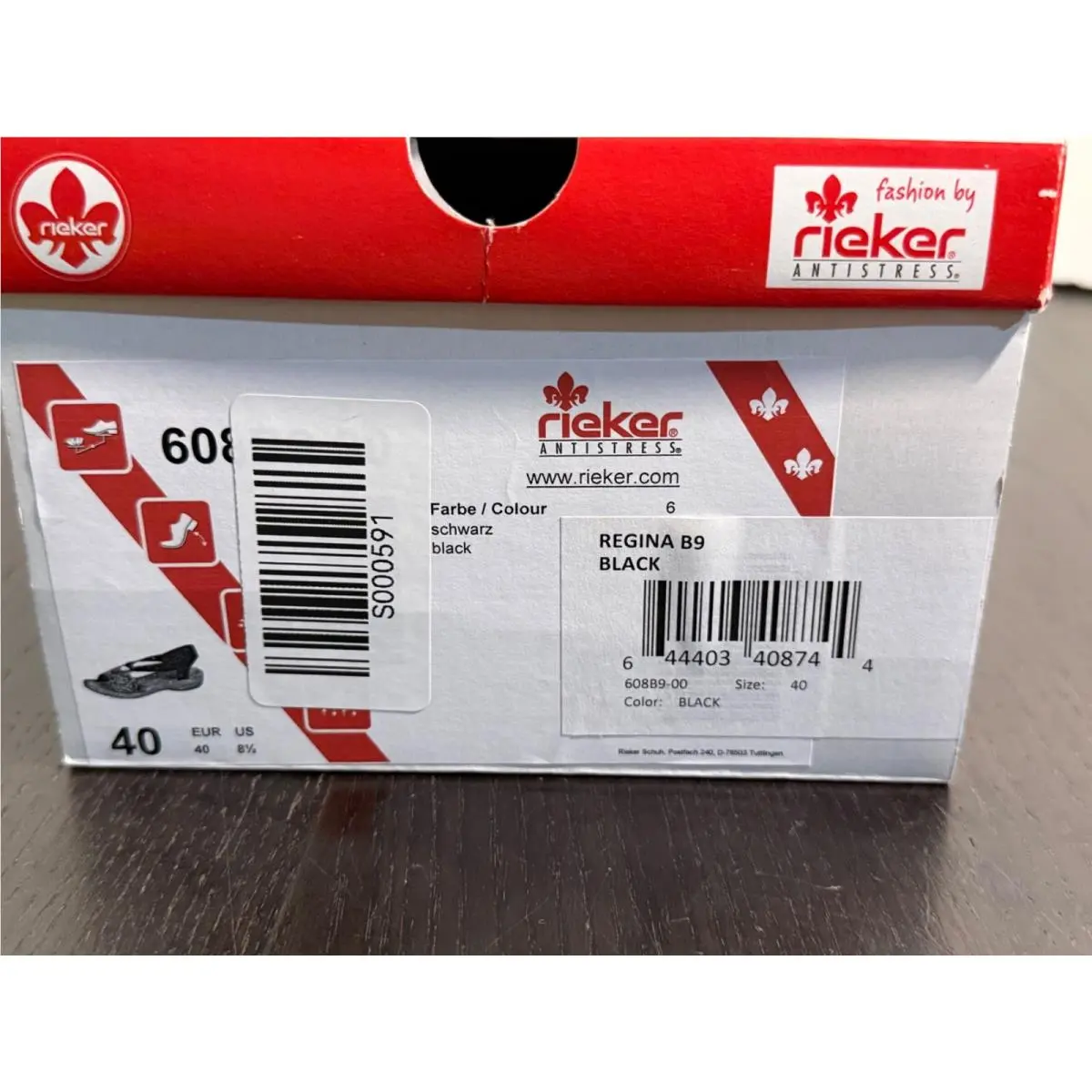 Rieker shoes - Rieker Regina 608B9 - Regina - Black 15