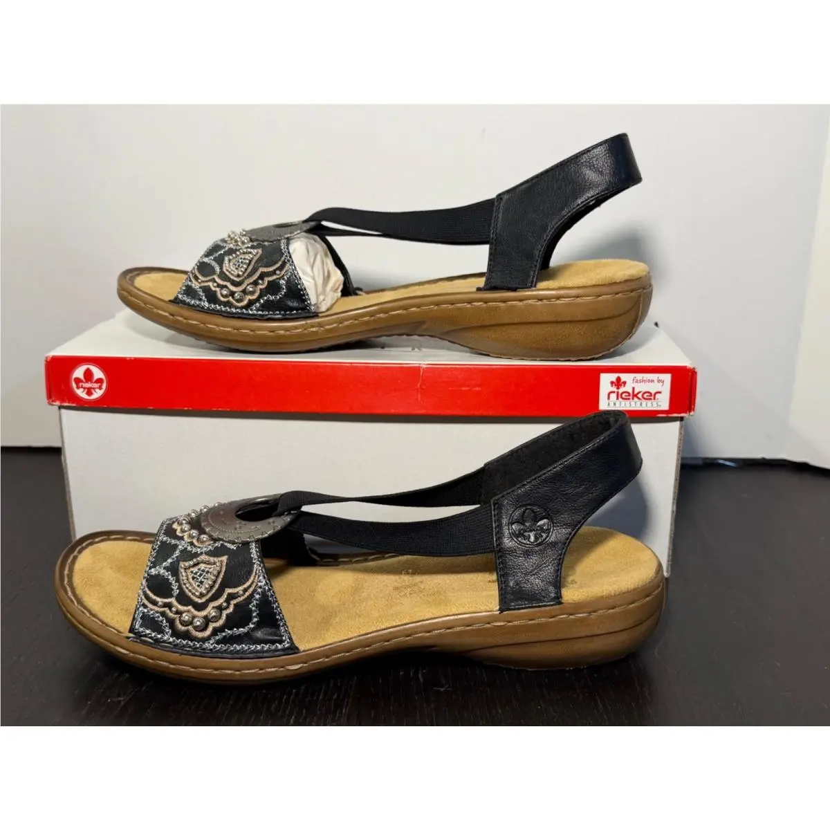 Rieker shoes - Rieker Regina 608B9 - Regina - Black 4