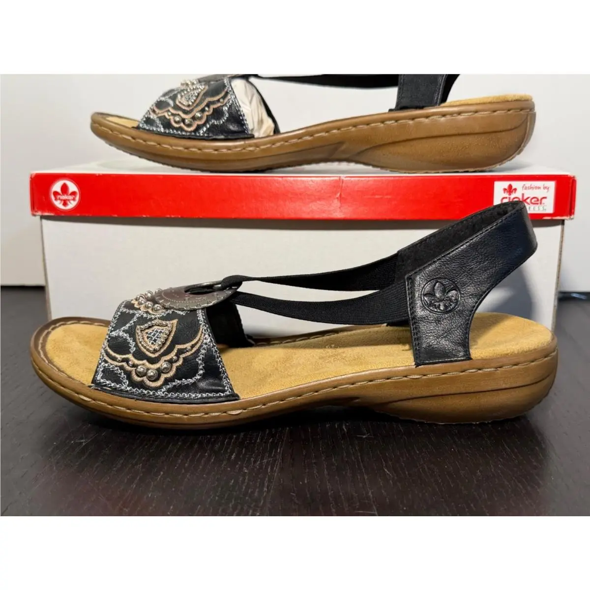 Rieker shoes - Rieker Regina 608B9 - Regina - Black 5