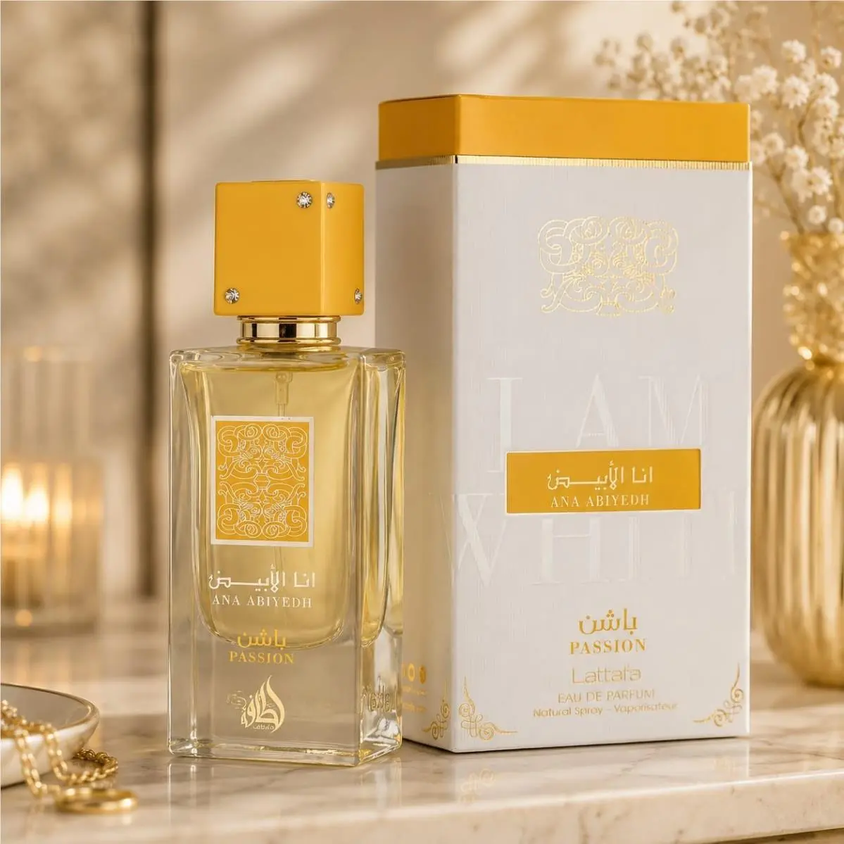 Lattafa Ana Abiyedh Passion 3.4oz Edp Spray Unisex