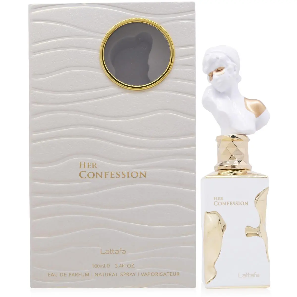 Lattafa Her Confession Eau De Parfum 3.4 oz For Women