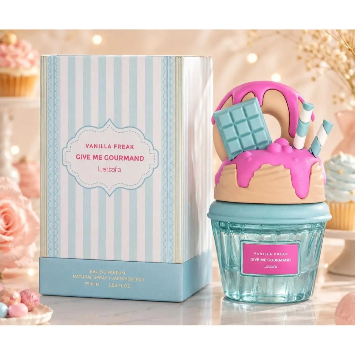 Vanilla Freak Give Me Gourmand 2.53oz Edp Spray Unisex by Lattafa