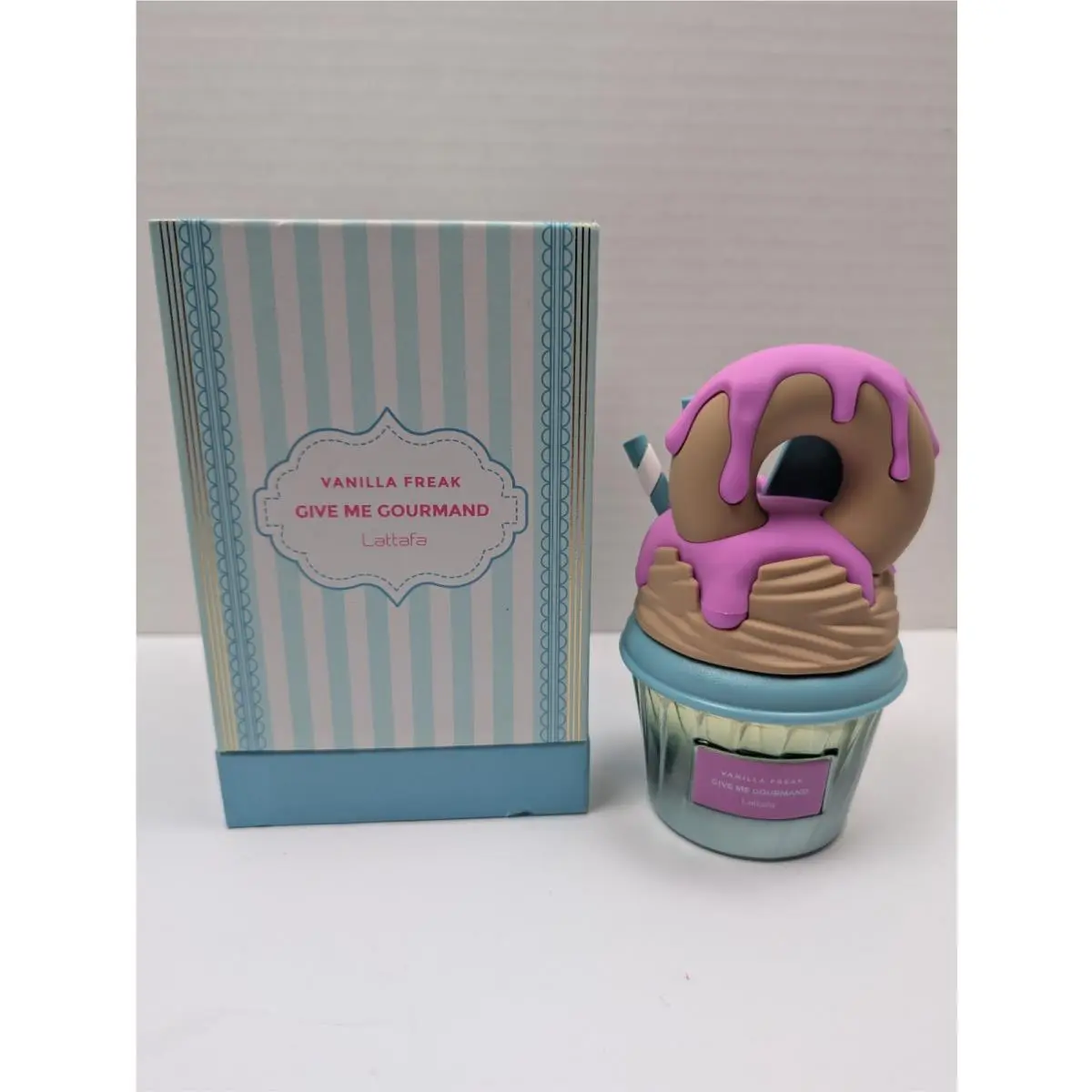 Lattafa Vanilla Freak Give Me Gourmand Edp 2.5oz Donut Bottle Perfume w/ Box