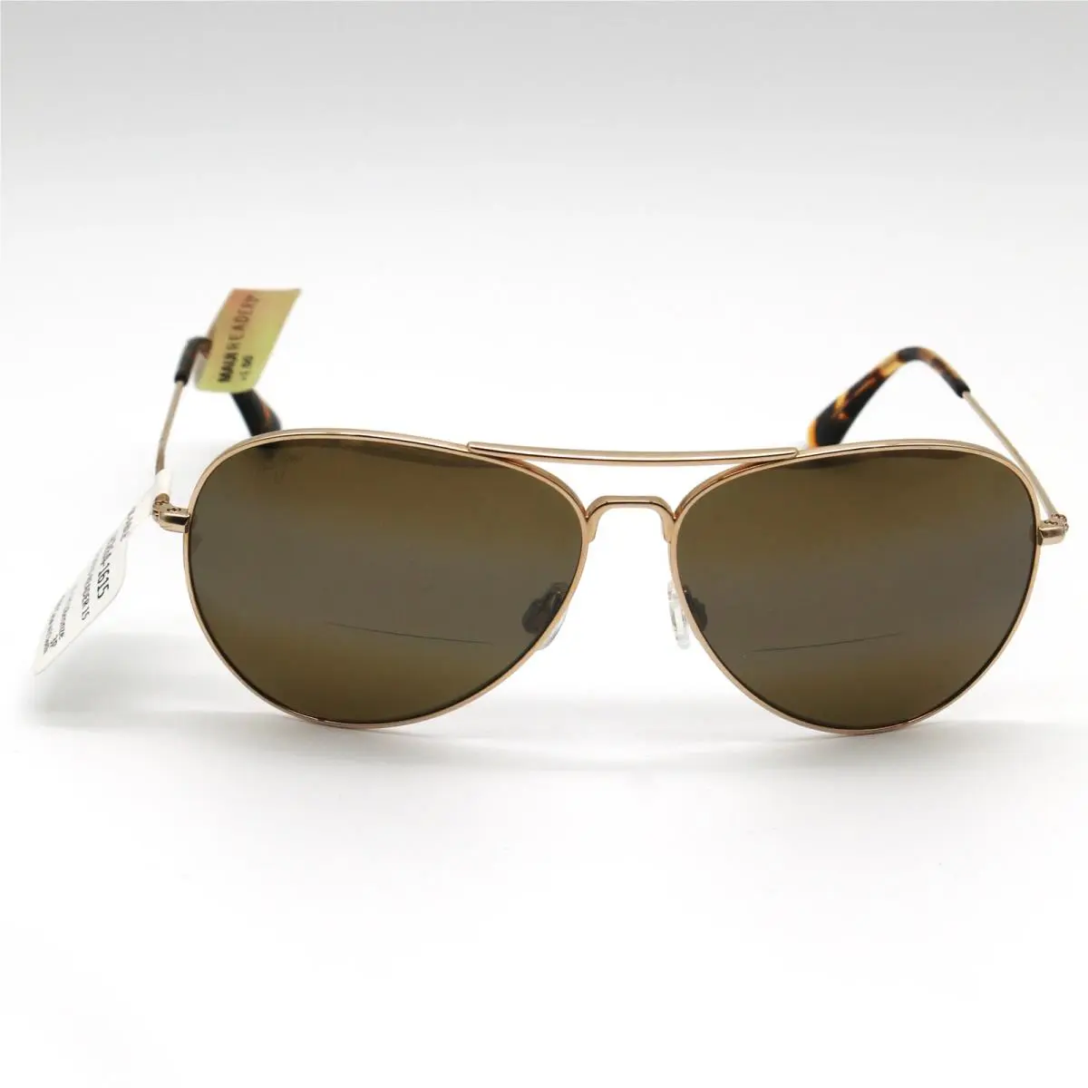Maui Jim Sunglasses Mavericks Readers - Gold Frame with Bronze Hcl Lens - 1.5x