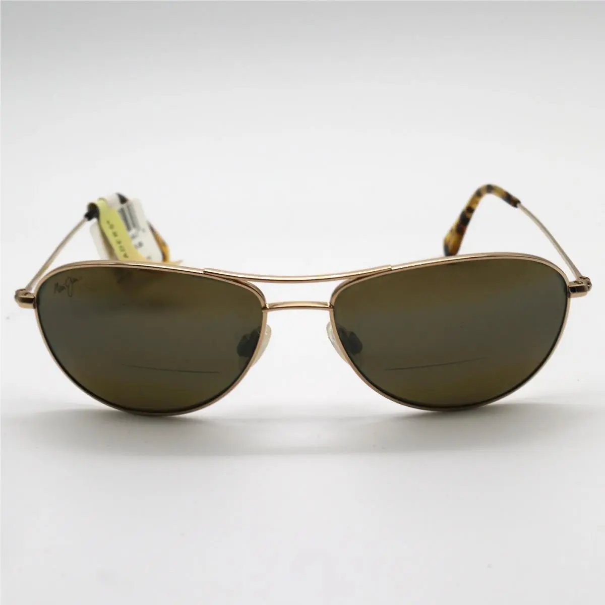 Maui Jim Sunglasses Baby Beach Readers - Gold Frame w Hcl Bronze Lens - 1.5 Mag