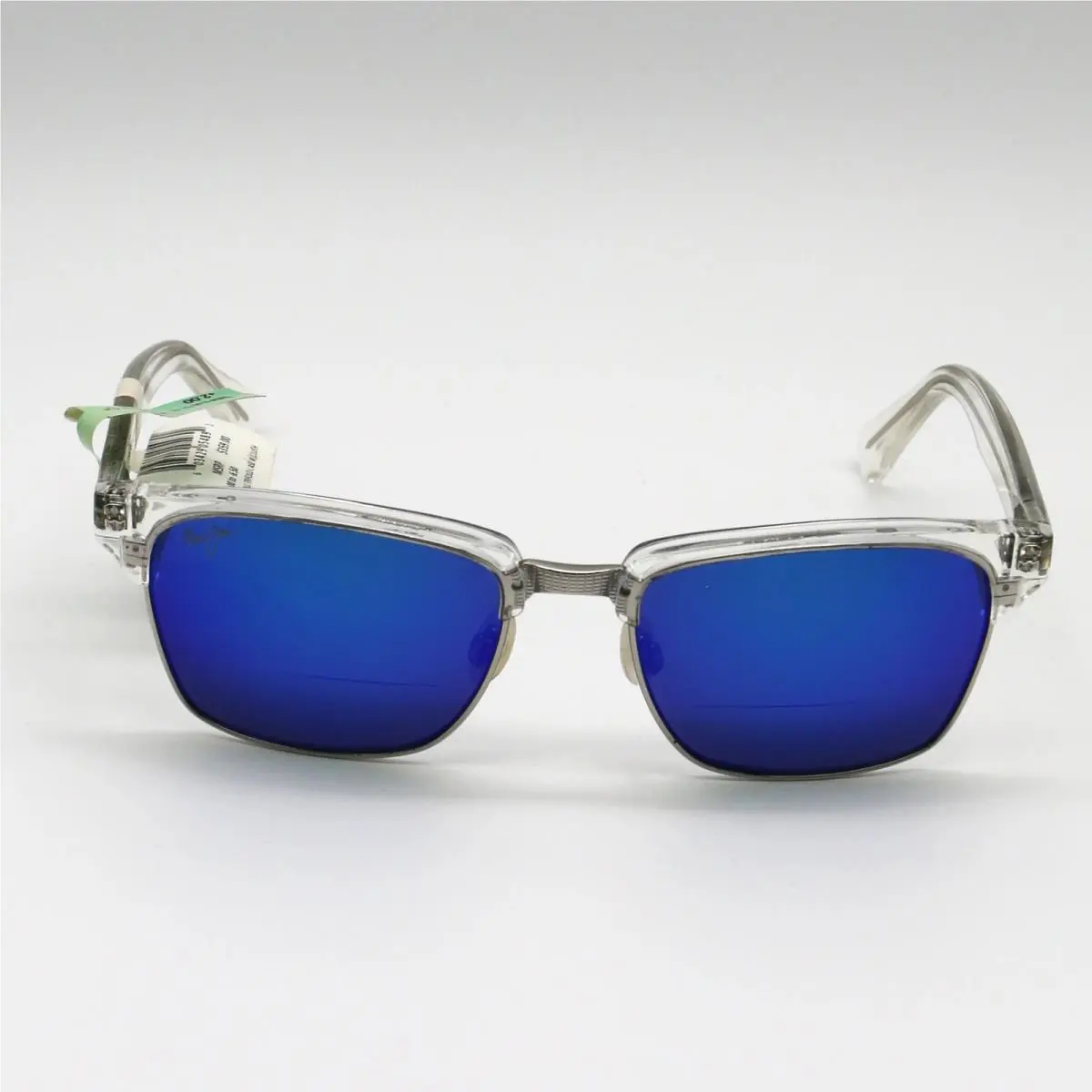 Maui Jim Sunglasses Kawika Crystal Frame - Blue Reader Lens - 2.0 Magnification