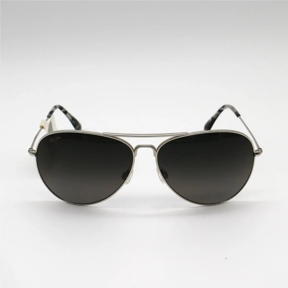 Maui Jim Sunglasses Mavericks - Silver Frame - Gray Lens