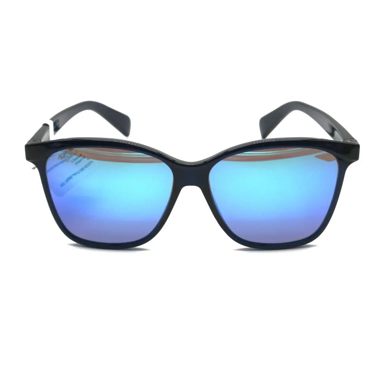 Sunglasses Hawaii Liquid Sunshine - Transparent Navy Frame w Blue Lens by Maui Jim