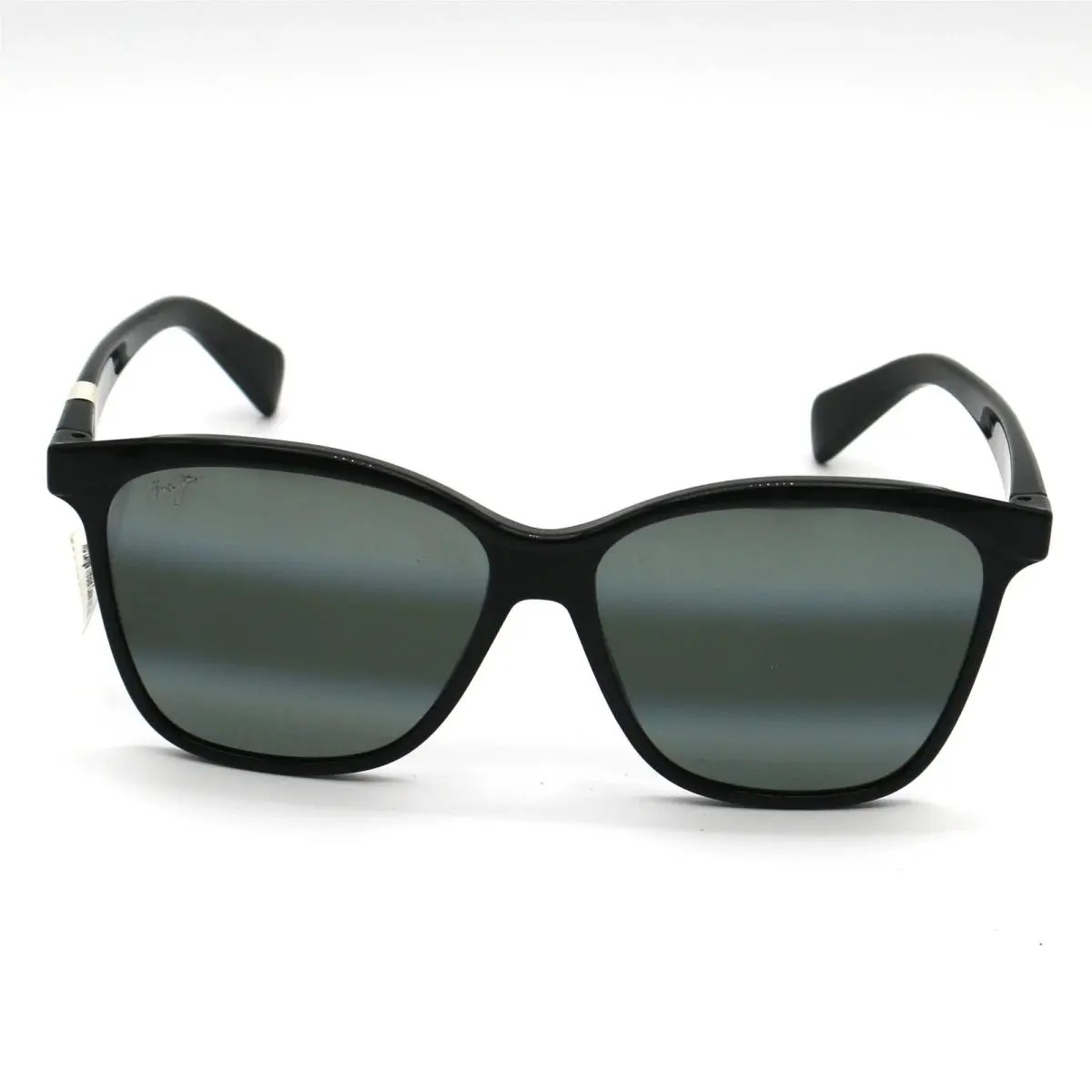 Maui Jim Liquid Sunshine Sunglasses Black Gloss Frame Grey Lens 601-02