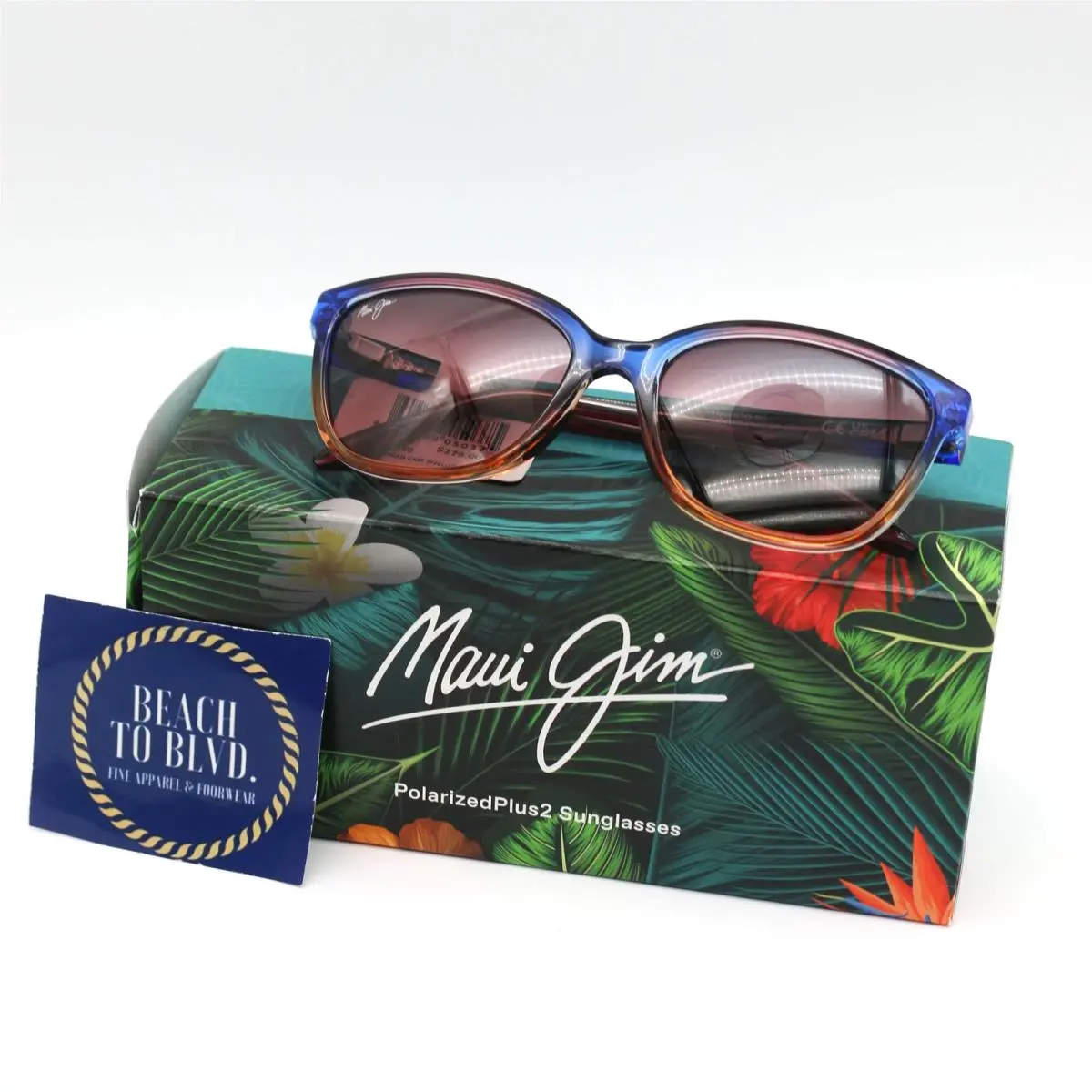 Maui Jim Sunglasses Honi Sunglasses - Sunset Frame with Maui Rose Lens Rs75813A