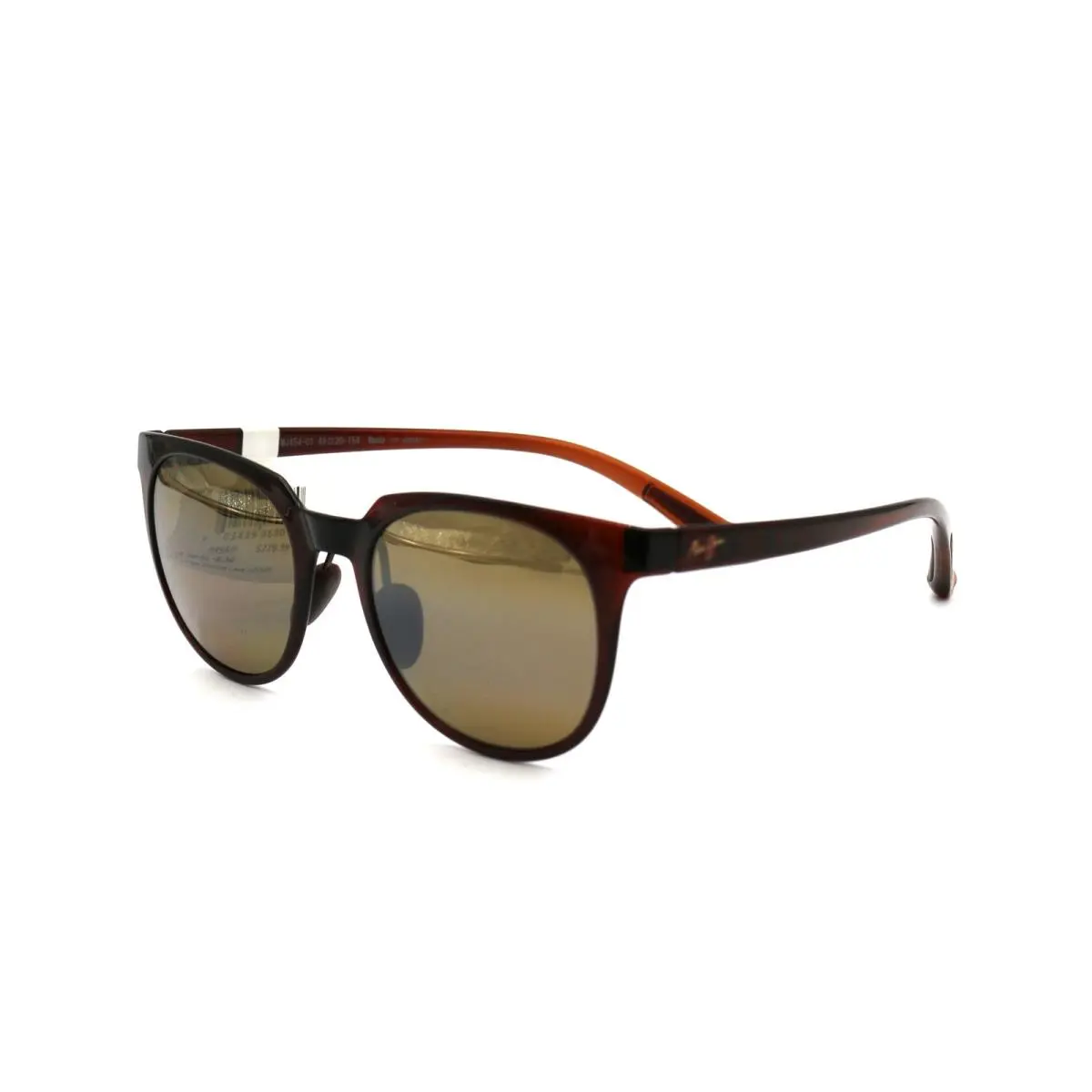 Maui Jim Sunglasses Wailua - Translucent Rootbeer Frame w Bronze Lens
