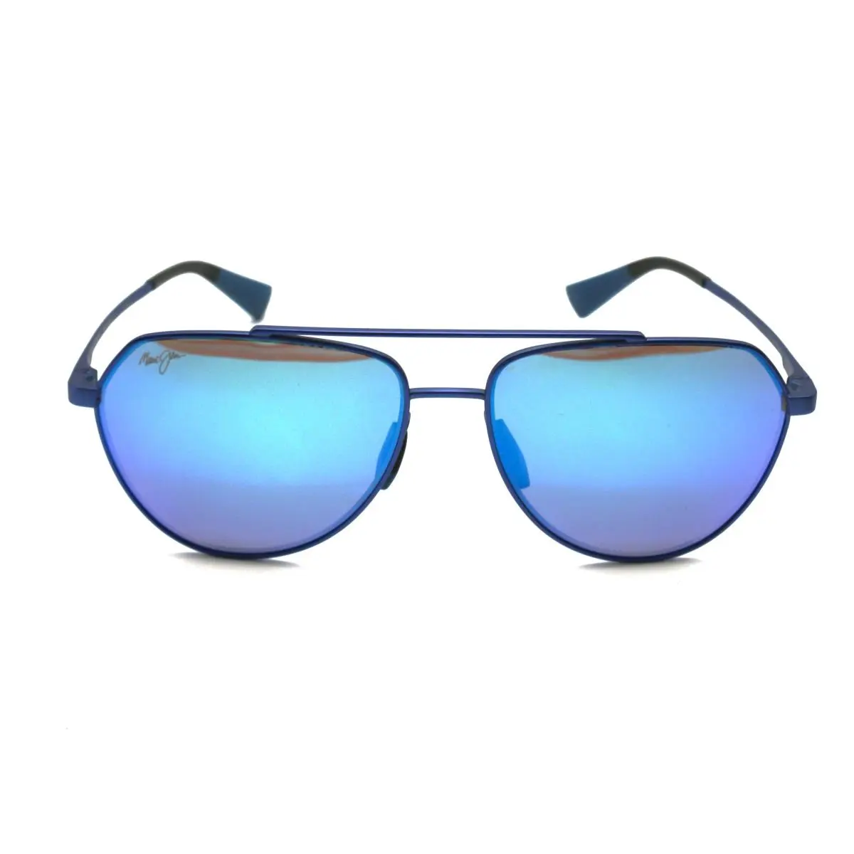 Waiwai Polarized Sunglasses - Matte Transparent Blue / Blue Hawaii by Maui Jim
