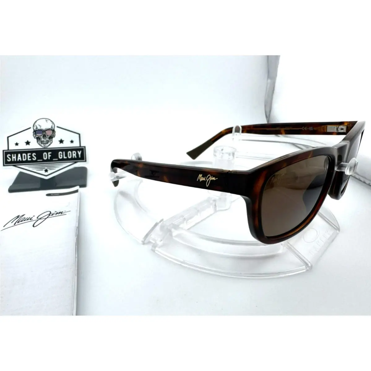 Maui Jim Kapii MJ H617-10 Dark Havana Tortoise Hcl Bronze Polarized Sunglasses