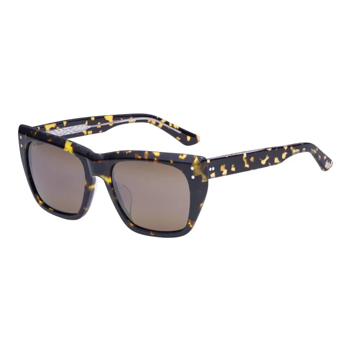 Aloha Lane Unisex Havana Unisex Polarized Sunglasses - H893-10 by Maui Jim
