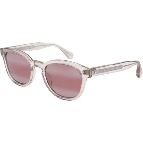 Cheetah 5 MJ842 Sunglasses Crystal with A Hint Of Pink by Maui Jim