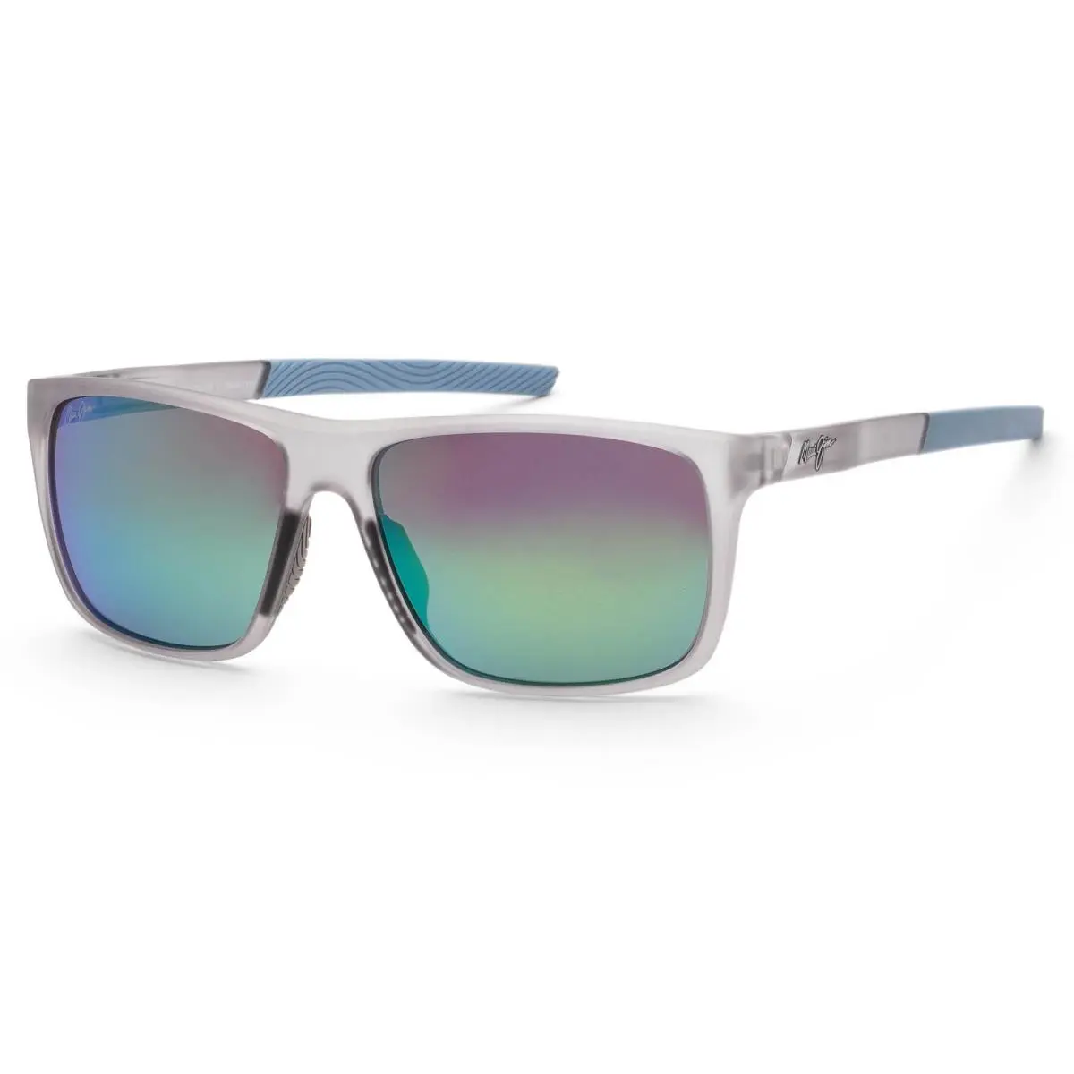 Men`s Lehopulu 53mm Matte Grey Polarized Sunglasses MJ0598S-004 by Maui Jim