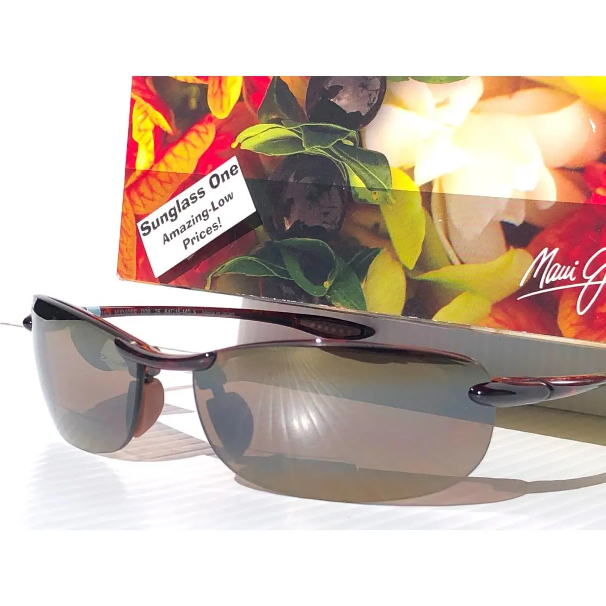 Maui Jim Makaha Tortoise Polarized Bronze Reader 2.5 Bi-focal Sunglass H805-1025