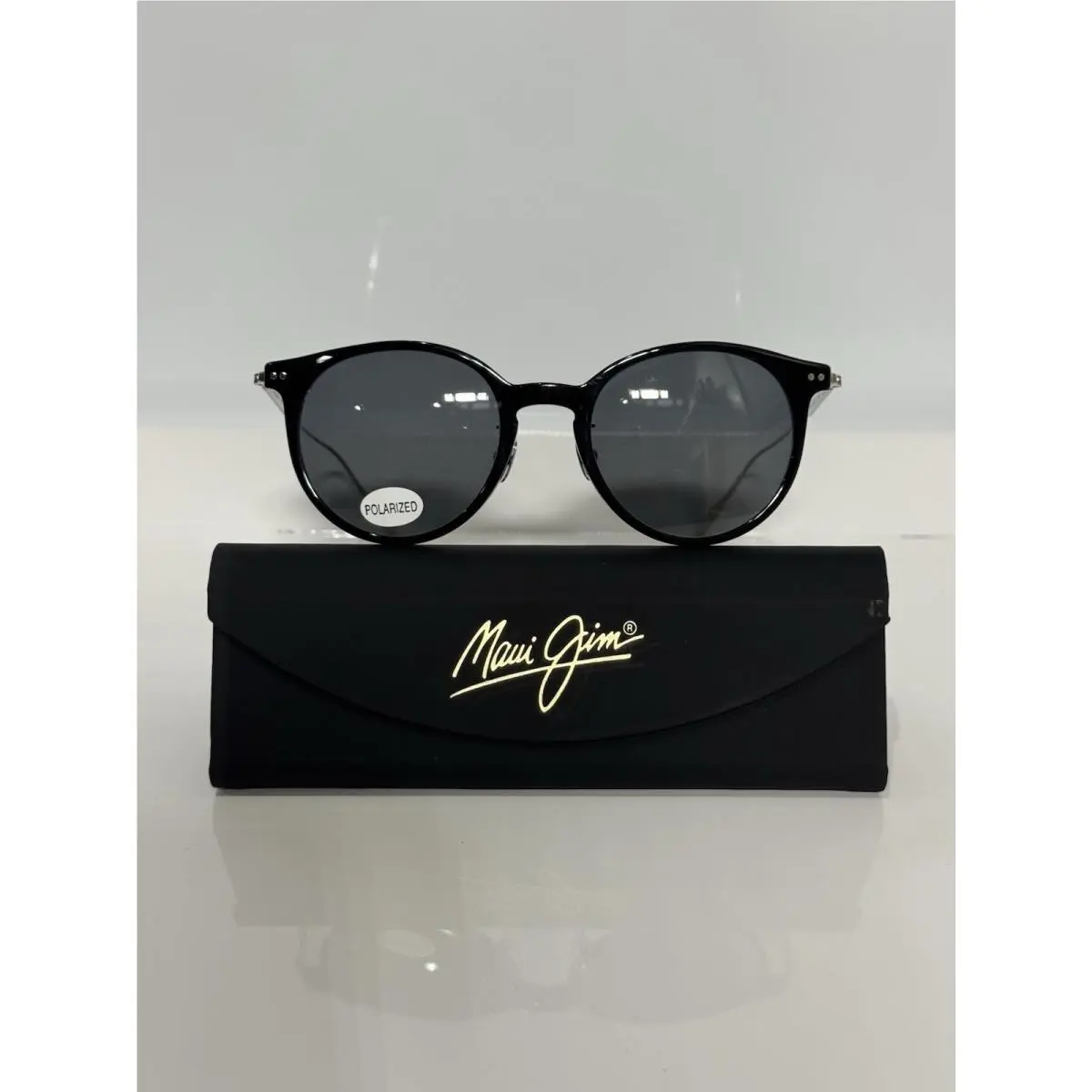 Maui Jim MJO2236 Black Acetate Custom Polarized Gray Sunglasses