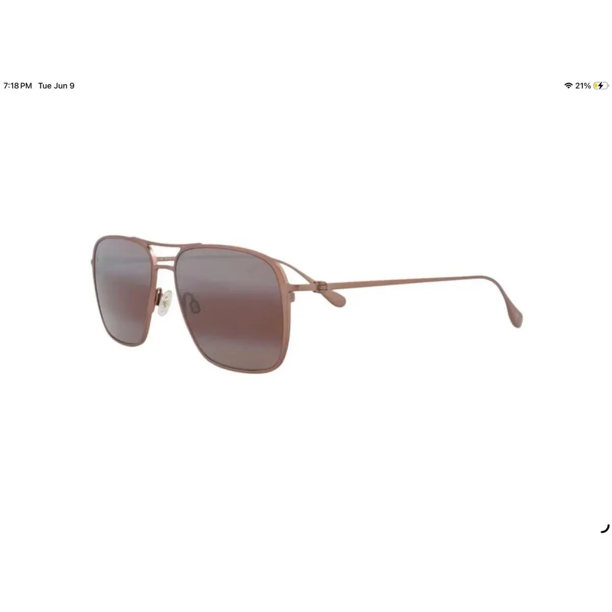 Maui Jim R541-19A Beaches Unisex Maui Rose Satin Brown Polarized Sunglasses