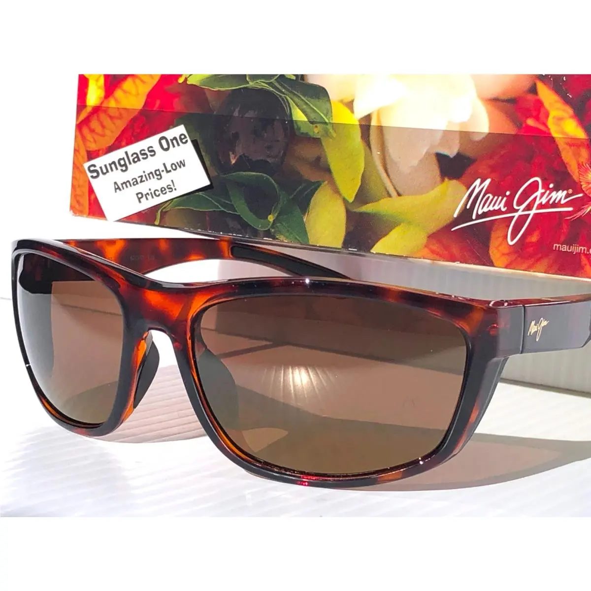 Jim Nuu Landing Tortoise Polarized Hcl Bronze Glass Sunglass H869-10