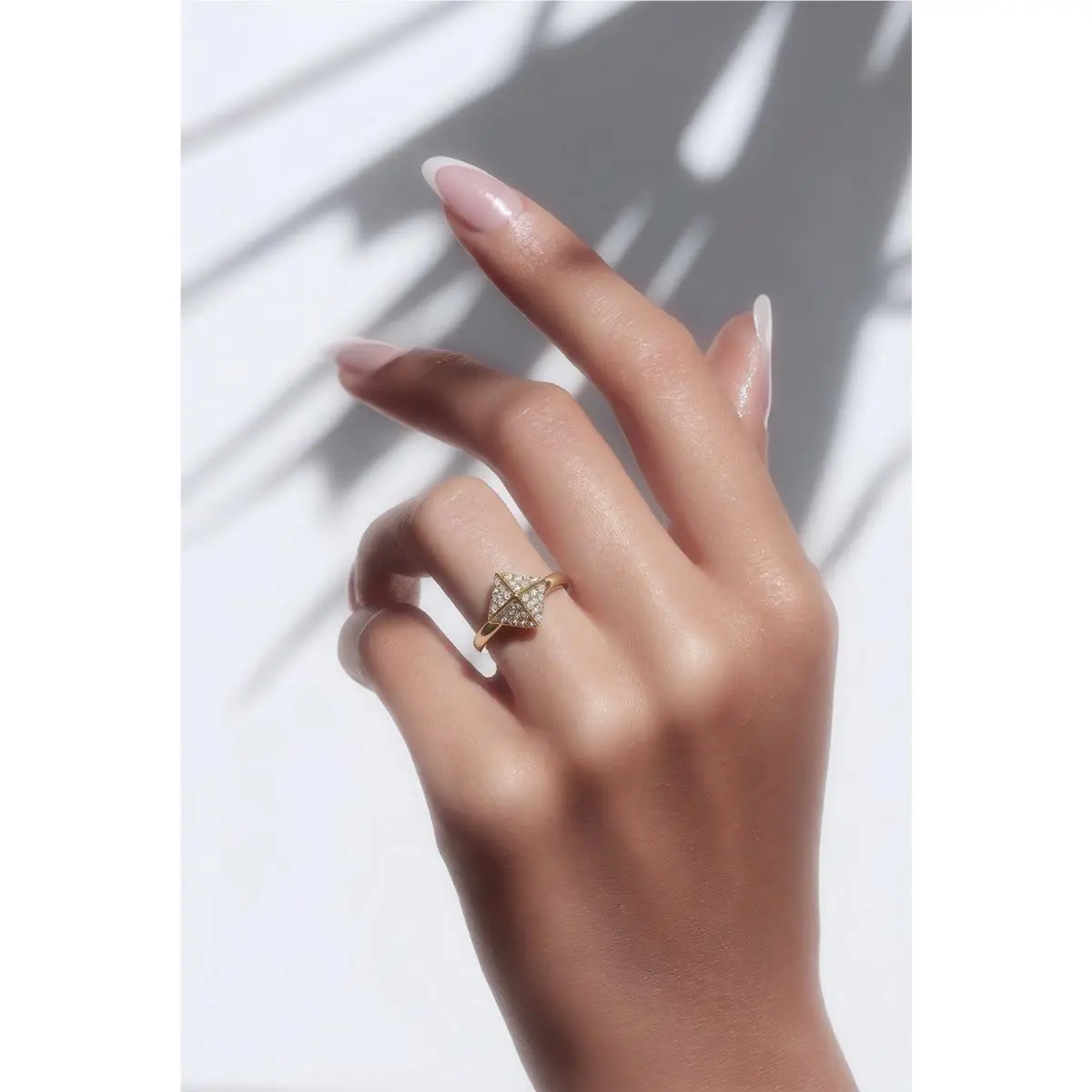 Pyramid Ring Size 8 D1 by Michael Kors